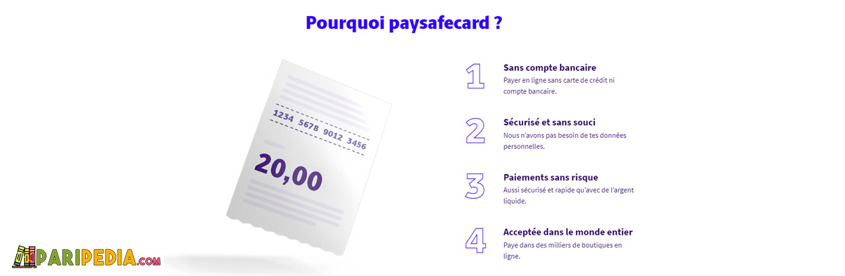 Pourquoi PaySafeCard