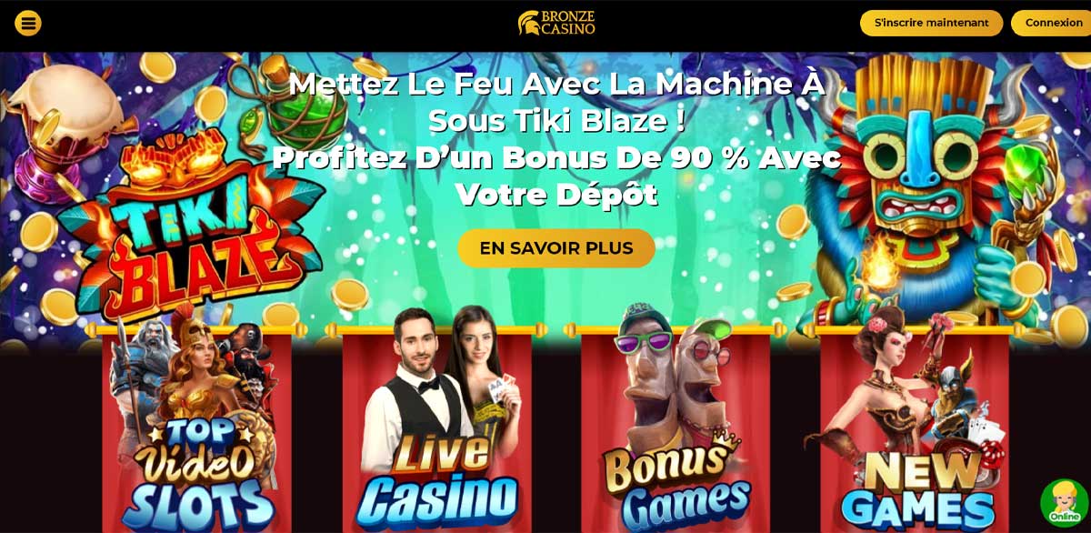 Bronze Casino Page