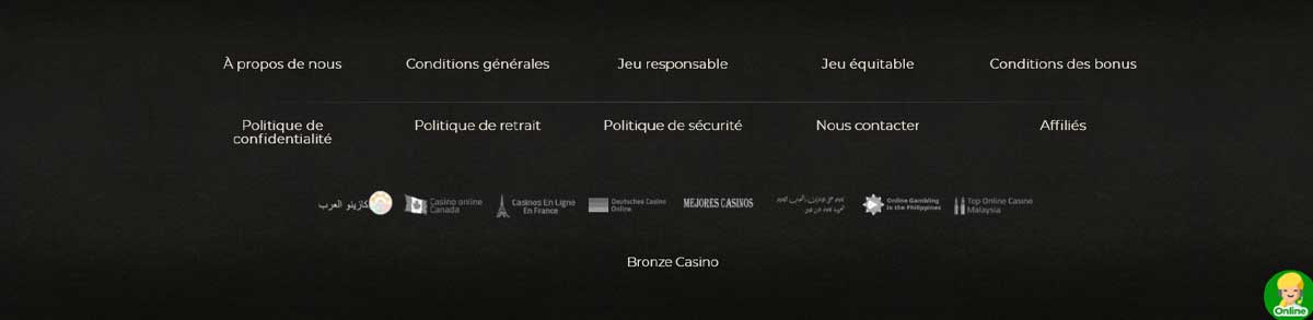Bronze Casino Informations