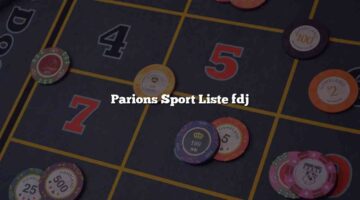 Parions Sport Liste fdj